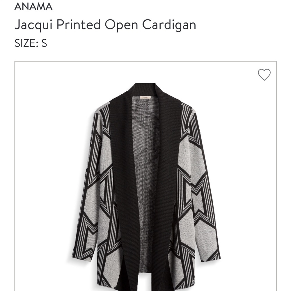 ANAMA Jacquai Printed Open Cardigan - Picture 4 of 4